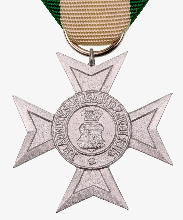 Saxony Order of Merit Silver Cross of Merit without Swords
